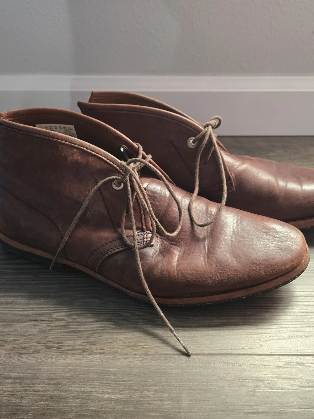 Timberland Men's Chestnut Brown Leather Chukka Boots